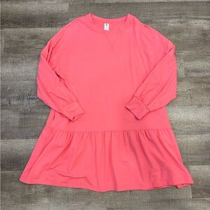Smash & Tess Pink Bishop Sleeve Sweater Dress